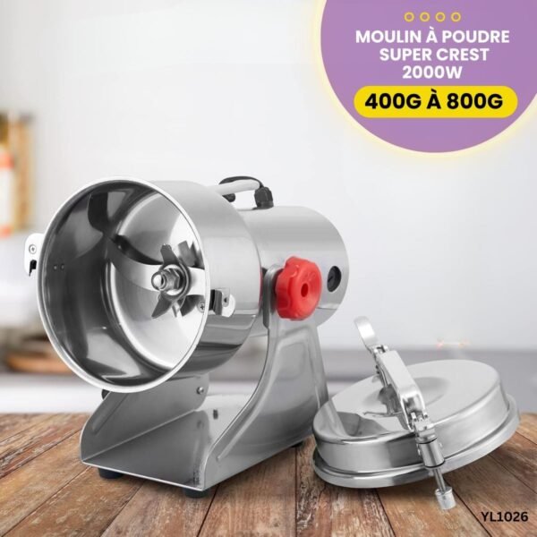 Moulin à Poudre - Capacité de 400g à 800g - YL1026 – Image 2