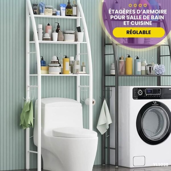 Étagères d’armoire pour salle de bain et cuisine YL1038 – Image 4