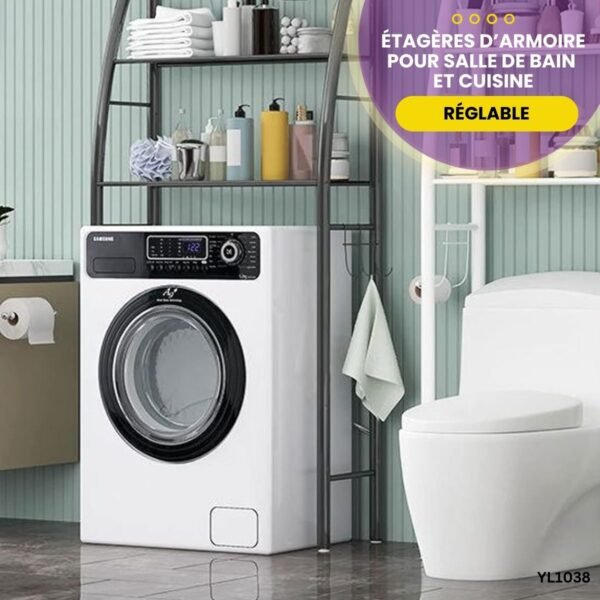 Étagères d’armoire pour salle de bain et cuisine YL1038 – Image 2