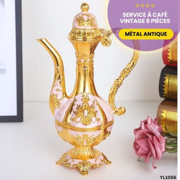Service À Café Vintage 8 Pièces YL1056 – Image 3