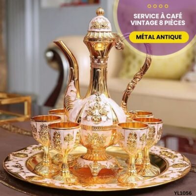 Service À Café Vintage 8 Pièces YL1056