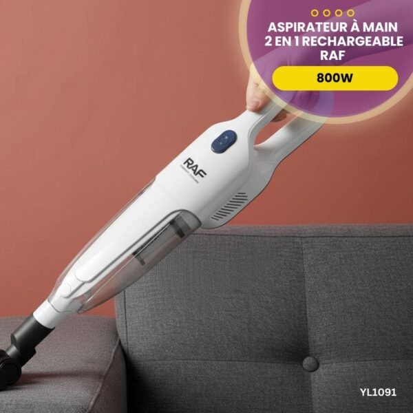 Aspirateur à main 2 en 1 rechargeable RAF YL1091 – Image 4