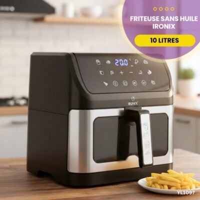 Friteuse sans huile IRONIX 10 Litres YL1097