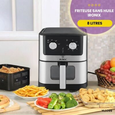 Friteuse sans huile IRONIX 8 Litres YL1099