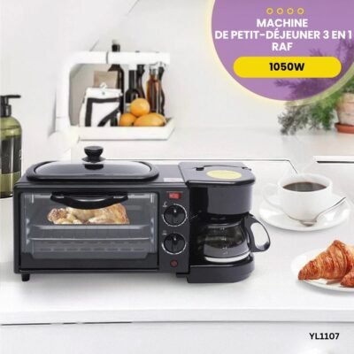 Machine de petit-déjeuner 3 En 1 RAF R.5308B YL1107