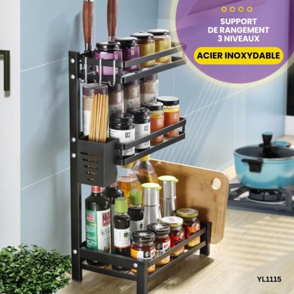 Support de rangement 3 Niveaux YL1115 – Image 3