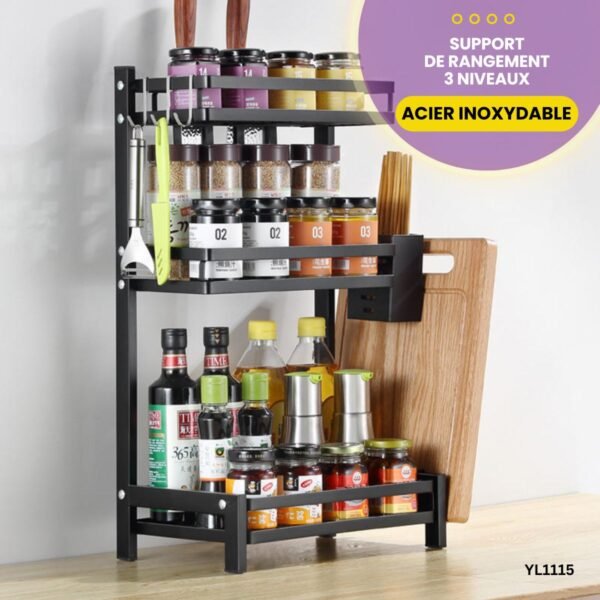 Support de rangement 3 Niveaux YL1115 – Image 4