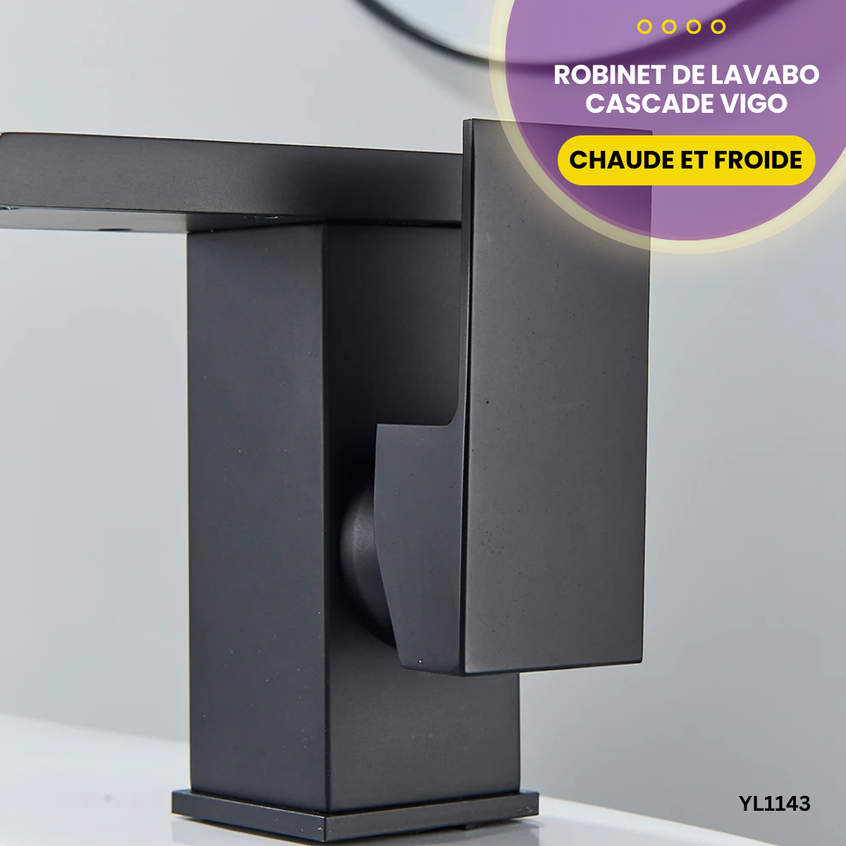 Robinet de Lavabo Cascade Vigo YL1143 – Image 2