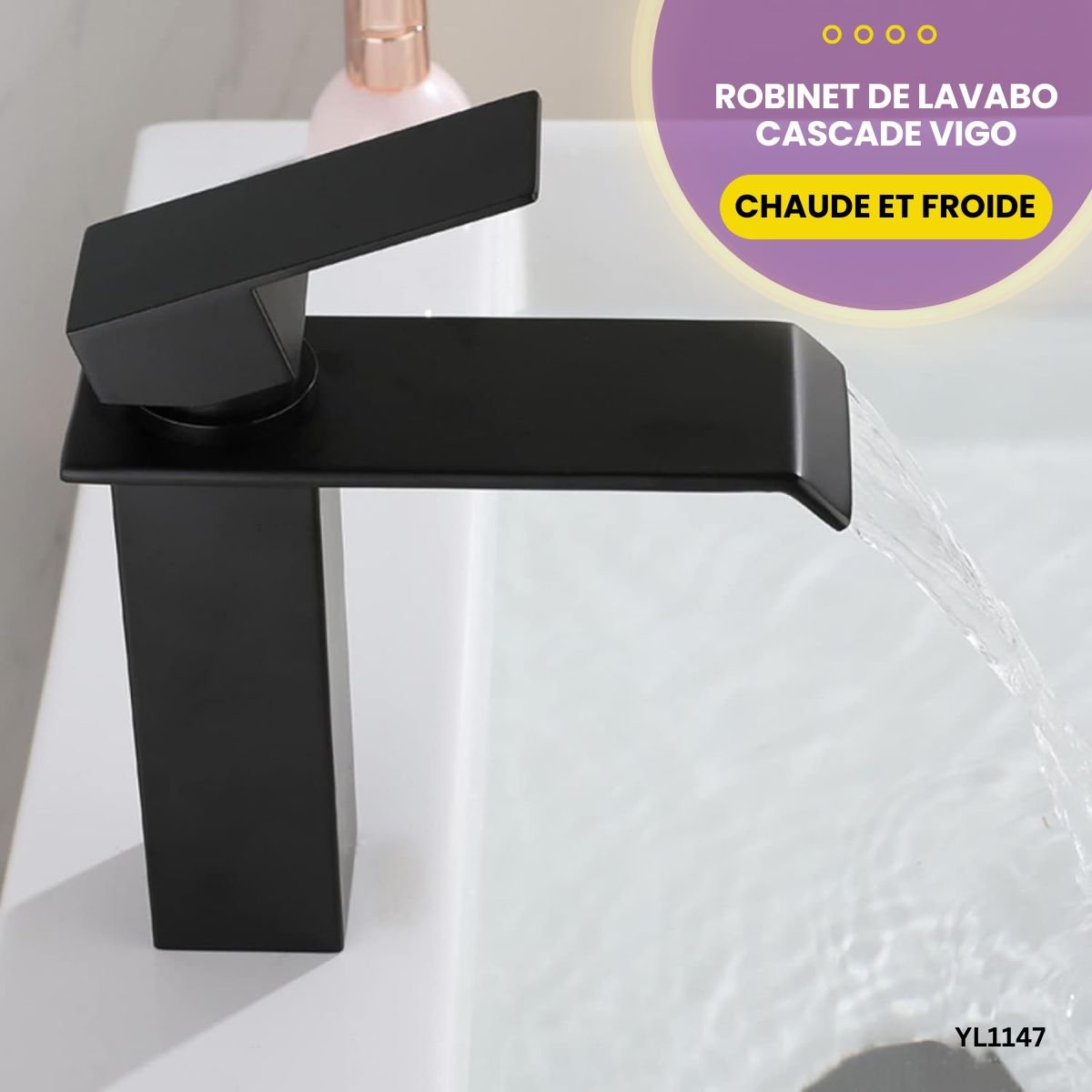 Robinet de Lavabo Cascade Vigo YL1147 – Image 5