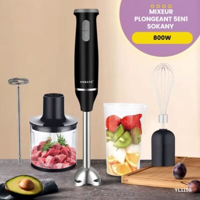 Mixeur plongeant Sokany 5en1 YL1158