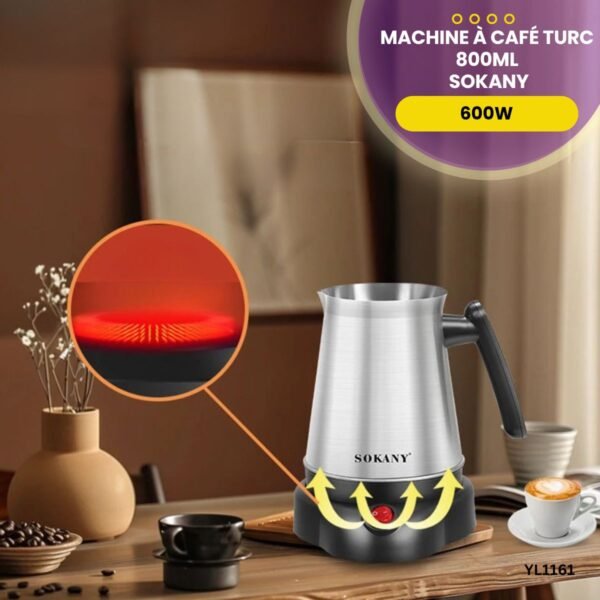 Machine à Café Turc SOKANY YL1161 – Image 3