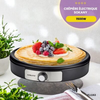Crêpière électrique Sokany 1500W YL1163