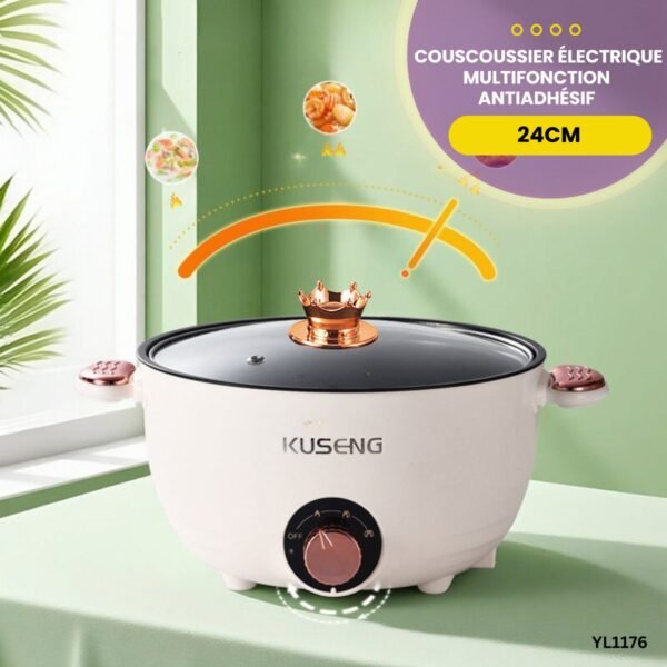 Couscoussier Électrique 24cm YL1176 – Image 7