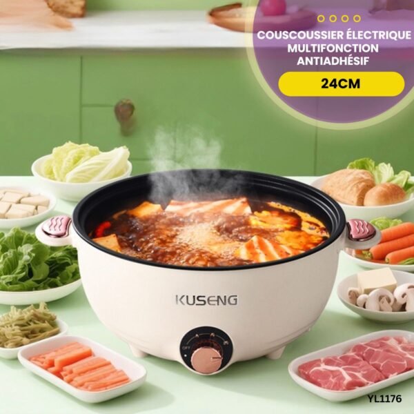 Couscoussier Électrique 24cm YL1176 – Image 3