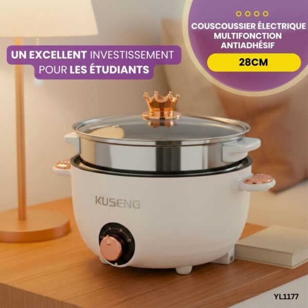 Couscoussier Électrique 28cm YL1177 – Image 5