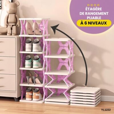 Étagère de rangement à 6 niveaux YL1222