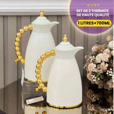 Set de 2 Thermos de haute qualité 1 litres+700ML YL1234
