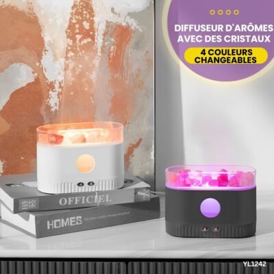 Diffuseur D'arômes de 4 couleurs changeables avec des cristaux YL1242