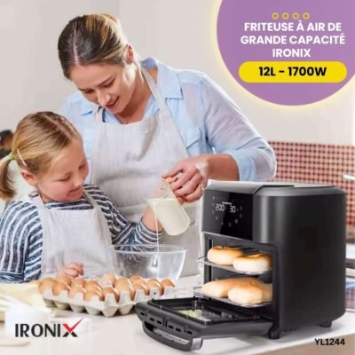 Friteuse à air de grande capacité de 12L IRONIX YL1244