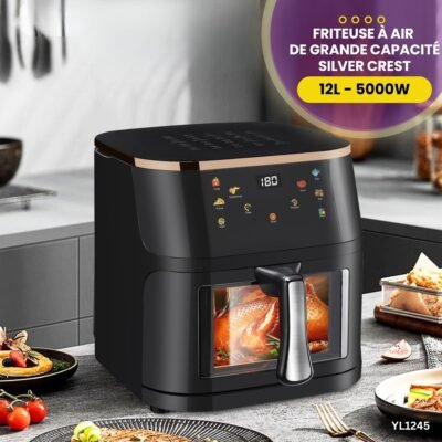 Friteuse à air de grande capacité de 12L SILVER CREST YL1245