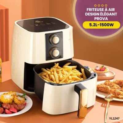 Friteuse à air 5.2L 1500W Prova YL1247