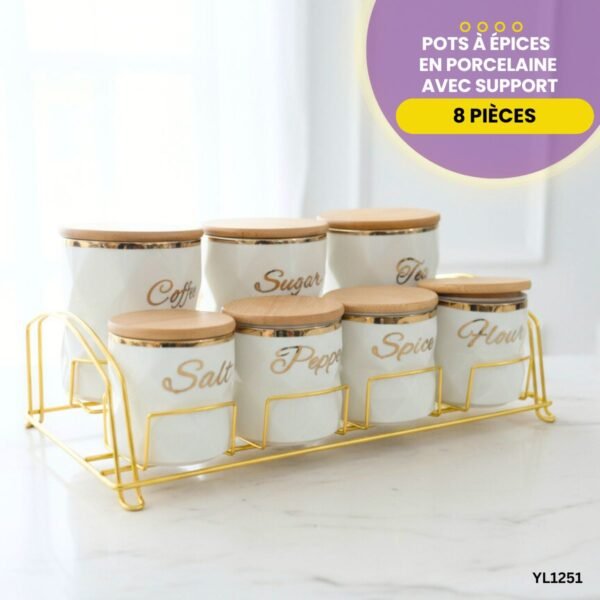 Pots à Épices avec Support YL1251 – Image 3