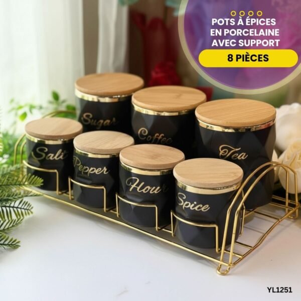 Pots à Épices avec Support YL1251 – Image 2