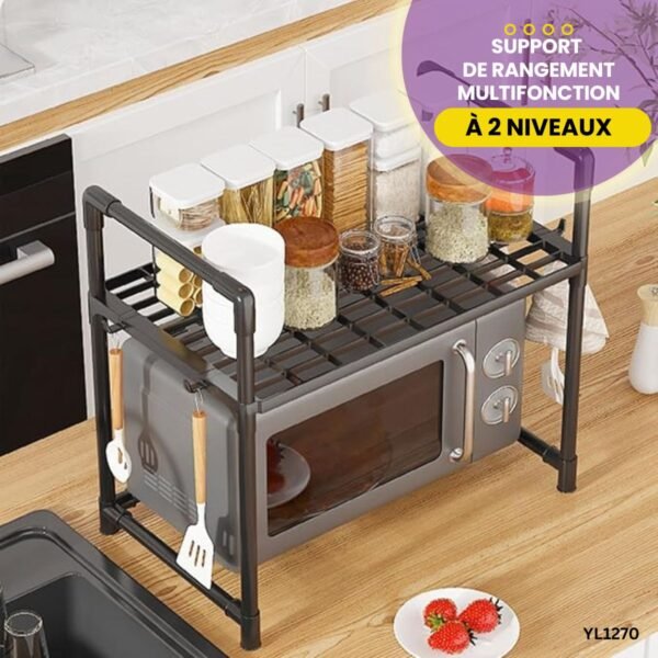 Support de Rangement à 2 Niveaux YL1270 – Image 3
