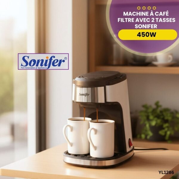 Machine à café avec 2 tasses Sonifer YL1286 – Image 4