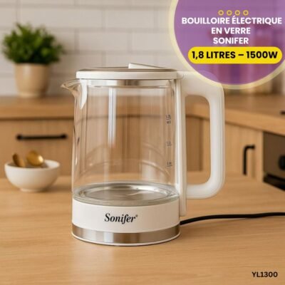 Bouilloire Électrique enVerre Sonifer YL1300