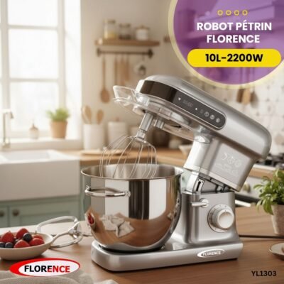 Robot Pétrin Florence 10L YL1303 - Gris