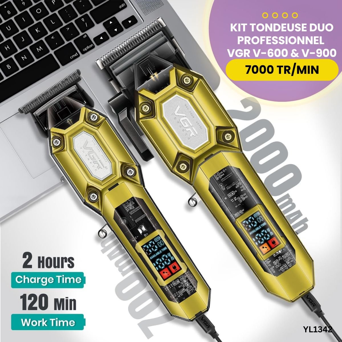 Kit Tondeuse Duo Pro VGR V-600&V-900 YL1341 – Image 4