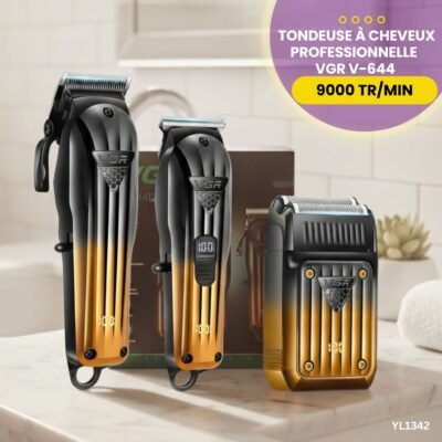 Kit 3en1 Tondeuse à Cheveux VGR V-644 YL1342