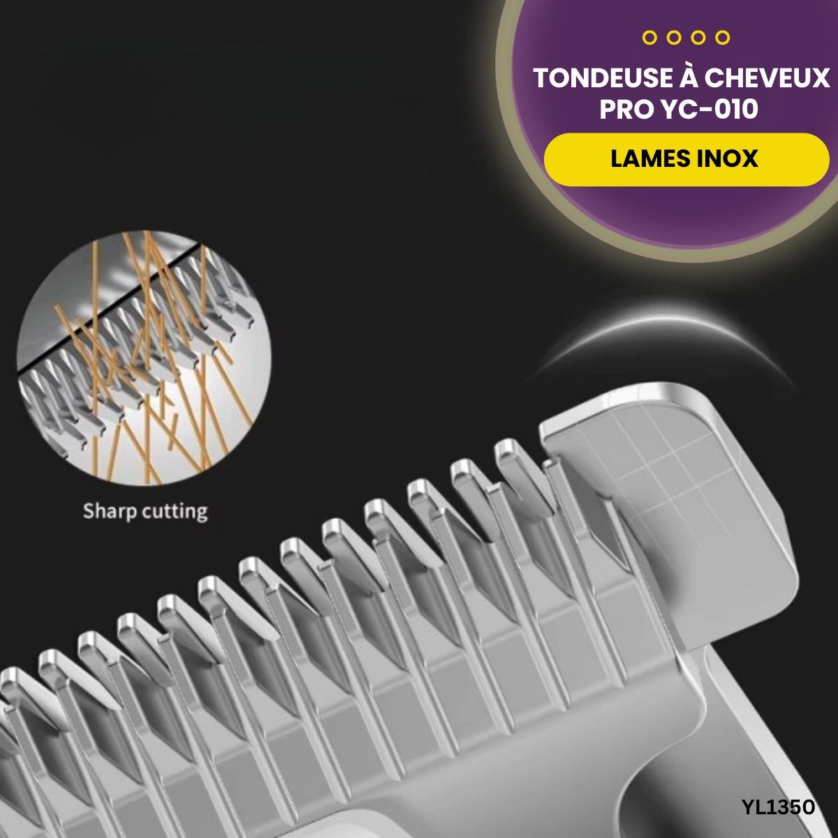 Tondeuse à cheveux pro YC-010 YL1350 – Image 2