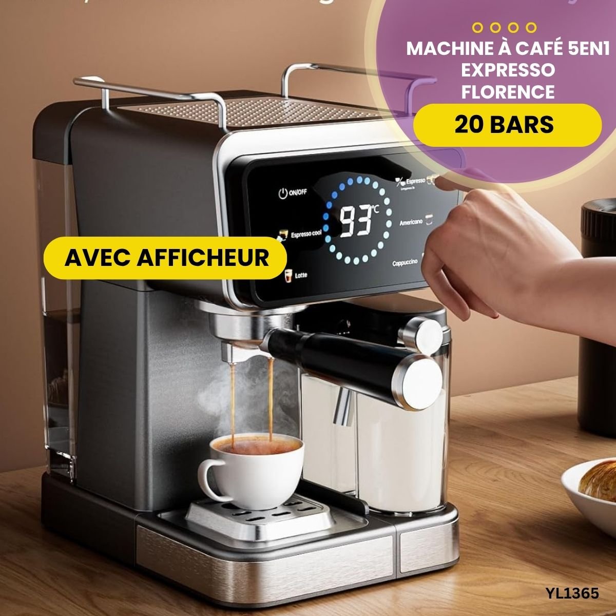 Machine Expresso et Capsule 5 En1 YL1365 – Image 4