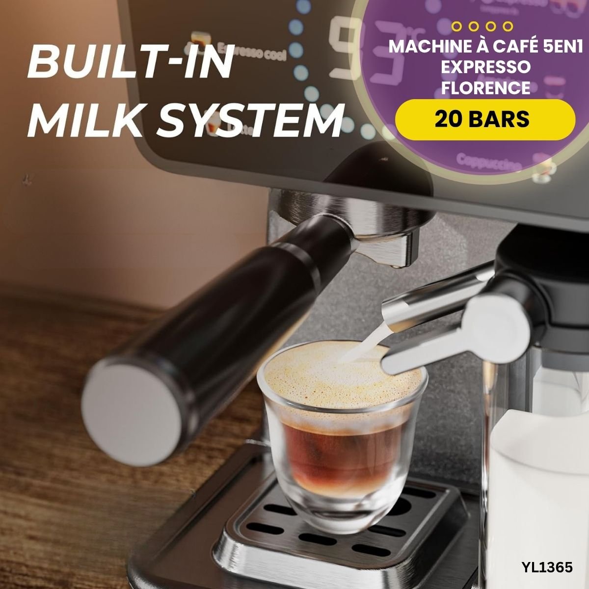 Machine Expresso et Capsule 5 En1 YL1365 – Image 5