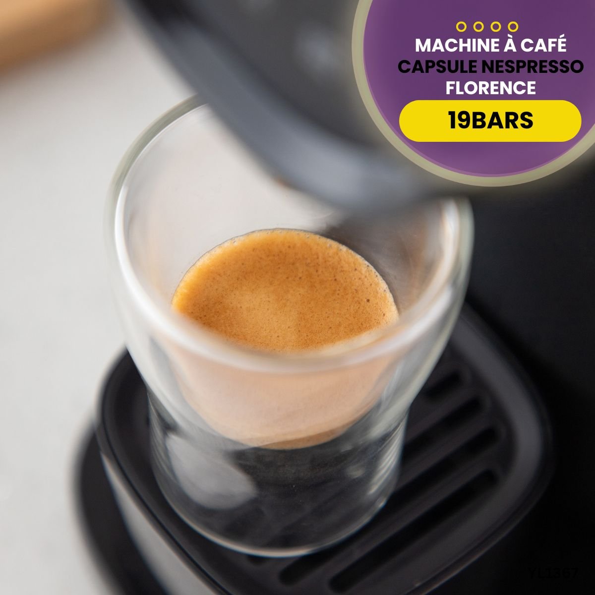 Machine à Café Capsule Florence YL1367 – Image 2