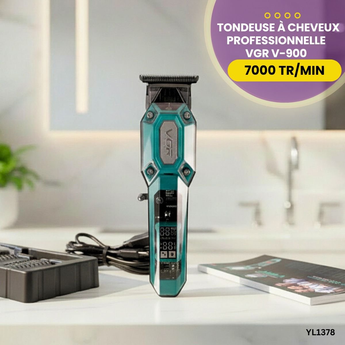 Tondeuse à Cheveux Pro VGR V-900 YL1378