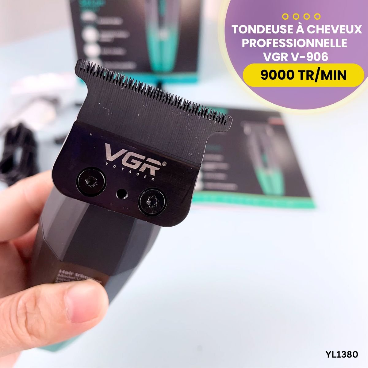 Tondeuse à Cheveux Pro VGR V-906 YL1380 – Image 3