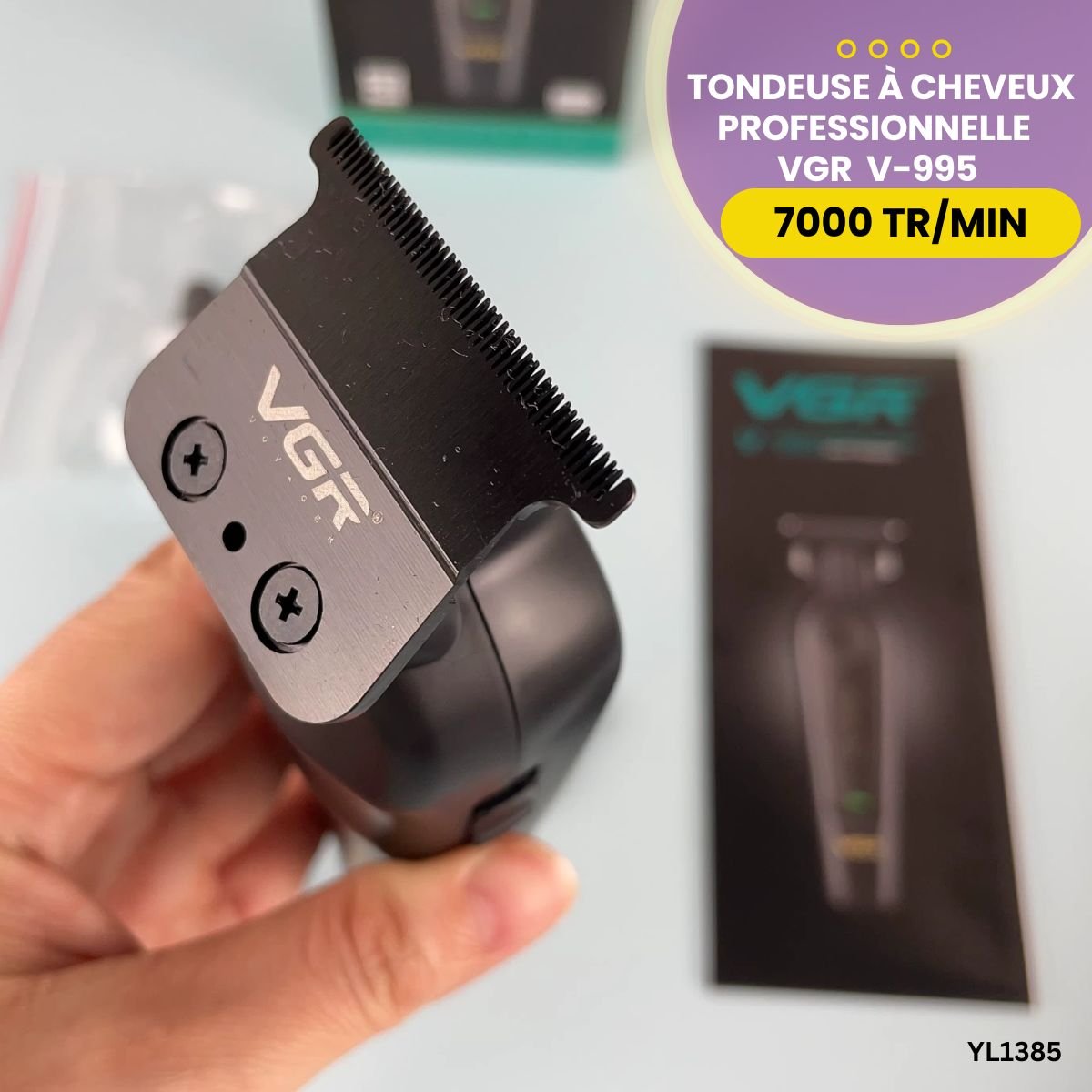 Tondeuse à Cheveux Pro VGR V-995 YL1385 – Image 2