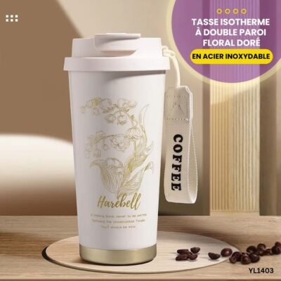 Tasse isotherme à double paroi YL1403