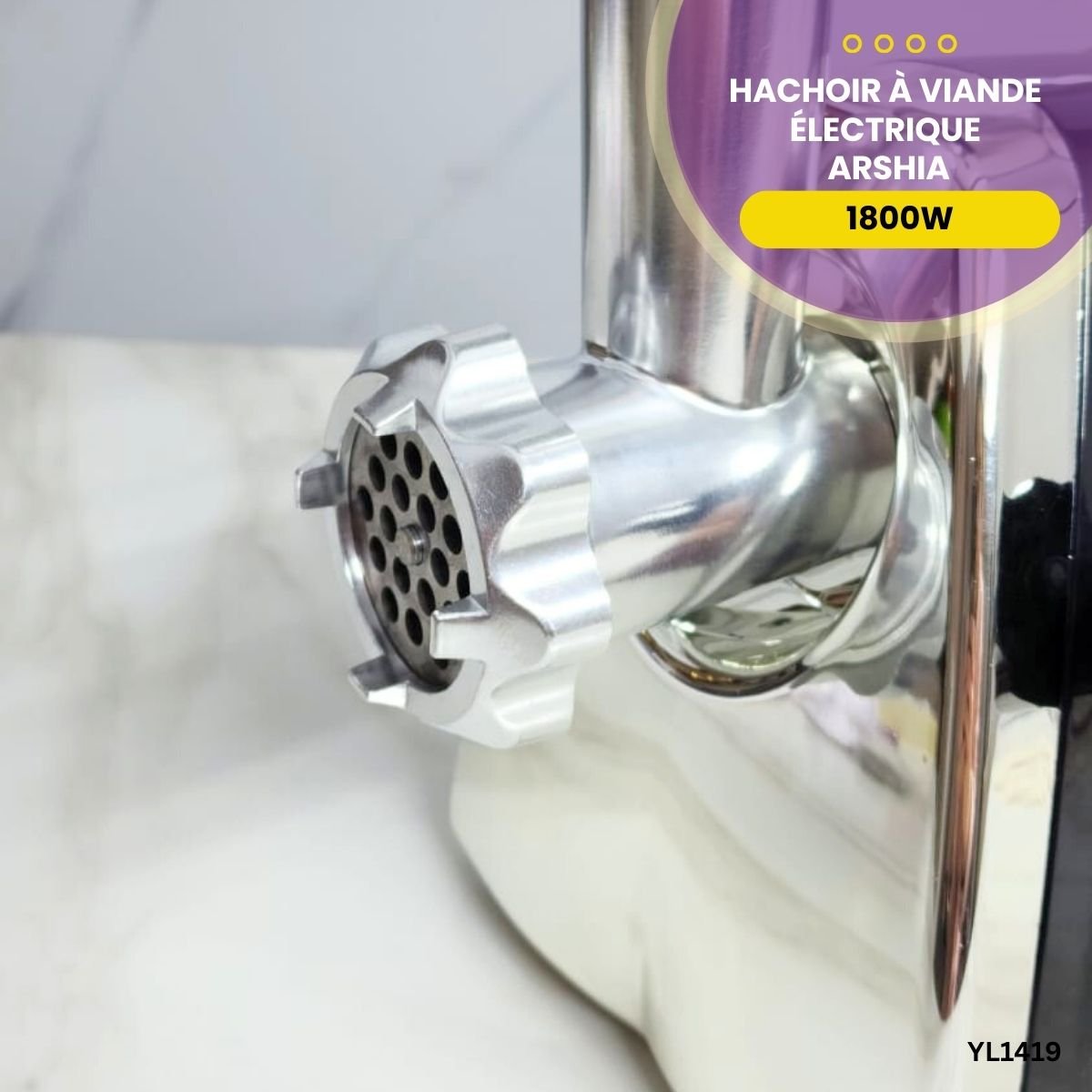 Hachoir à viande électrique ARSHIA YL1419 – Image 4