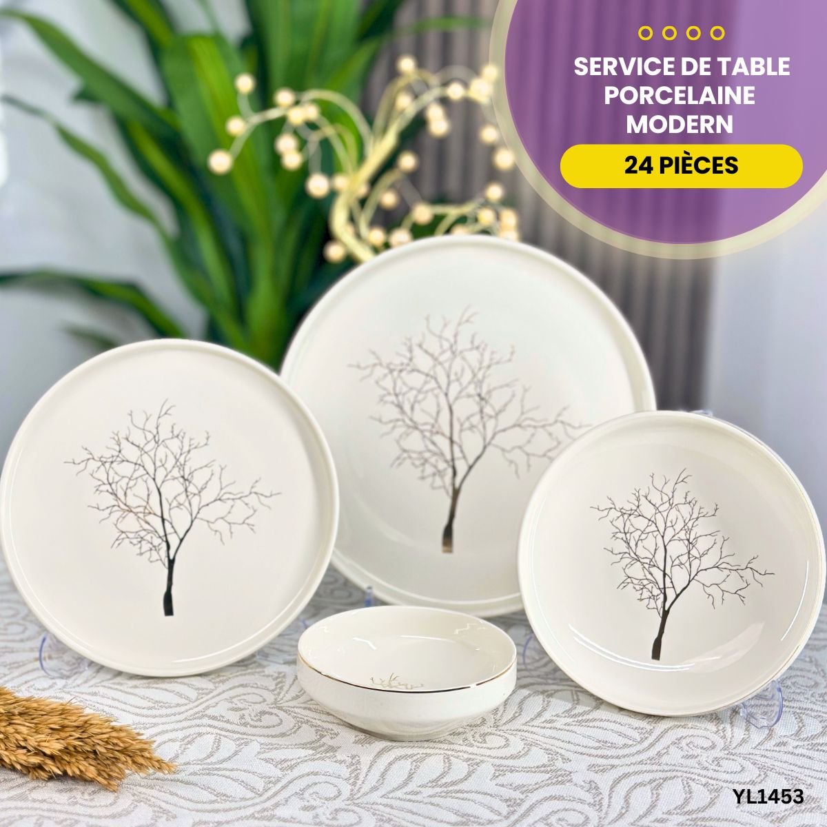 Service de Table Modern 24 Pièces YL1453 – Image 4