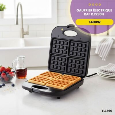 Gaufrier Électrique RAF R.2290H 1400W YL1460