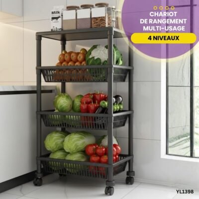 Chariot de Rangement Multi-Usage YL1398