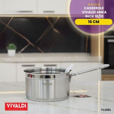 Casserole Vivaldi ANKA Inox - 16 cm YL1561