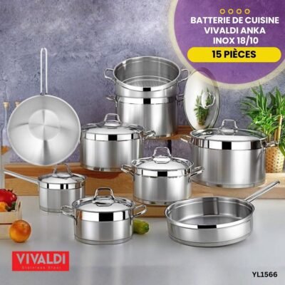 Batterie de Cuisine Vivaldi Anka InoxYL1566