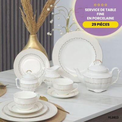 Service de Table Fine 29 Pièces YL1613