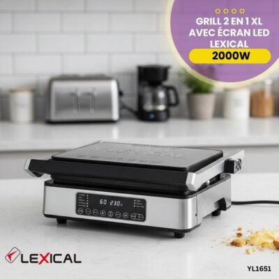 Grill XL Avec Écran LED Lexical YL1651