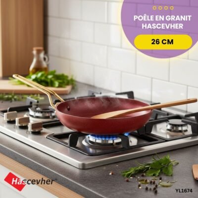 Poêle en Granit Hascevher 26cm YL1674